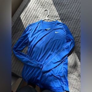 blue NIKE long sleeve dri-fit size medium (BLACK option in shop)